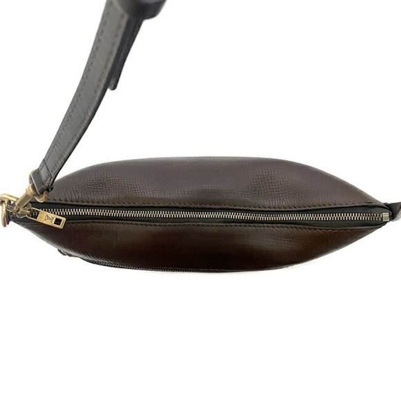 LOUIS VUITTON Shoulder Bag Sack Pla Brown Cafe Utah Leather - Picture 5 of 10